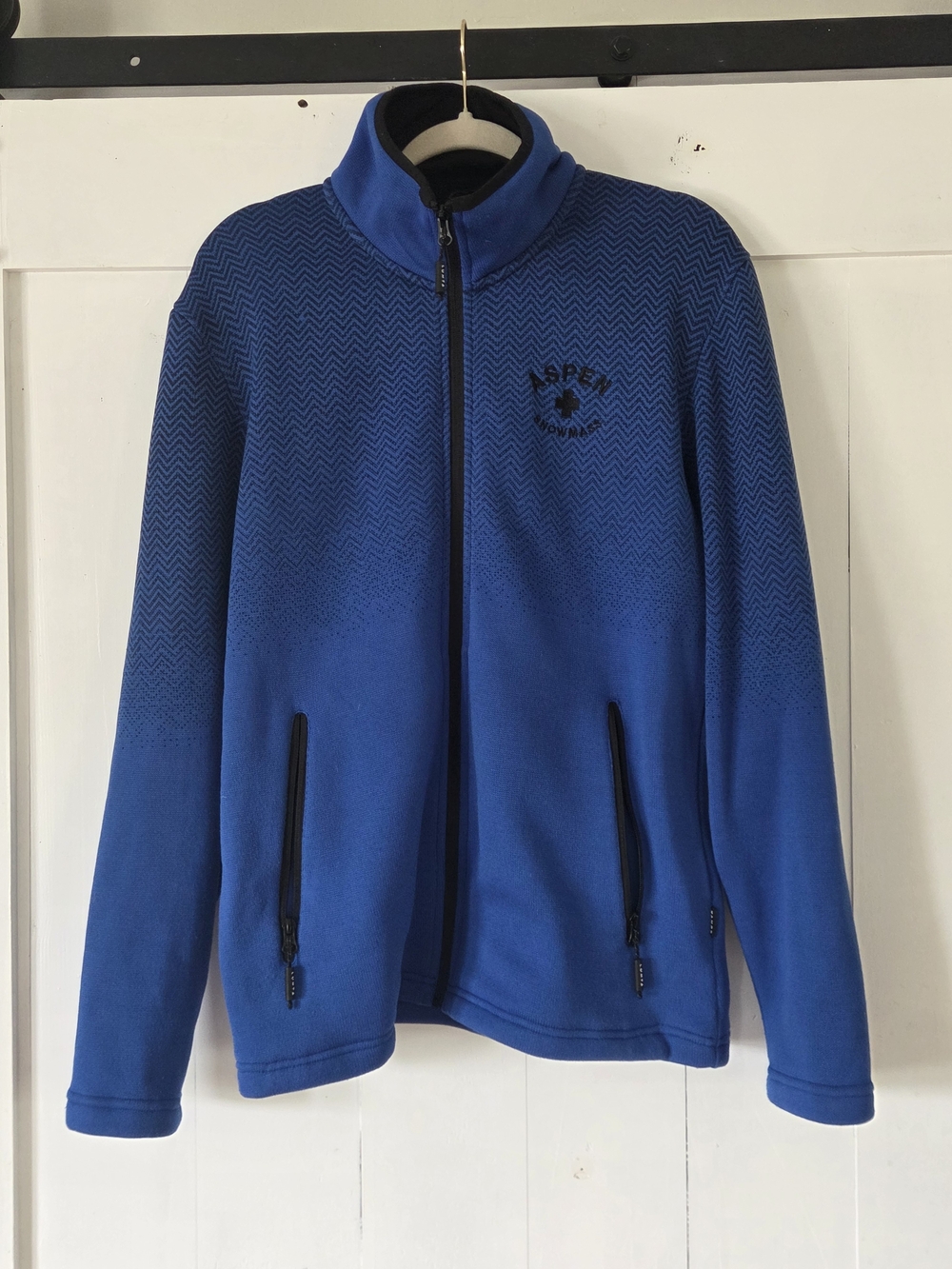 Blue Full-Zip Men's Lightweight Jacket